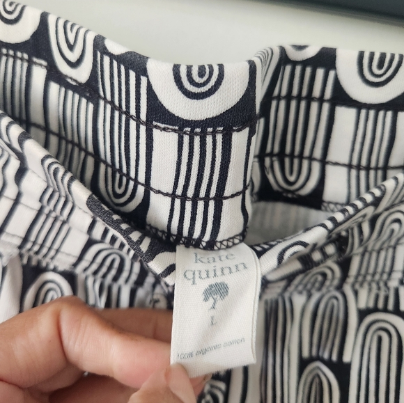 Kate quinn black and white rainbow mama pants - Picture 2 of 5